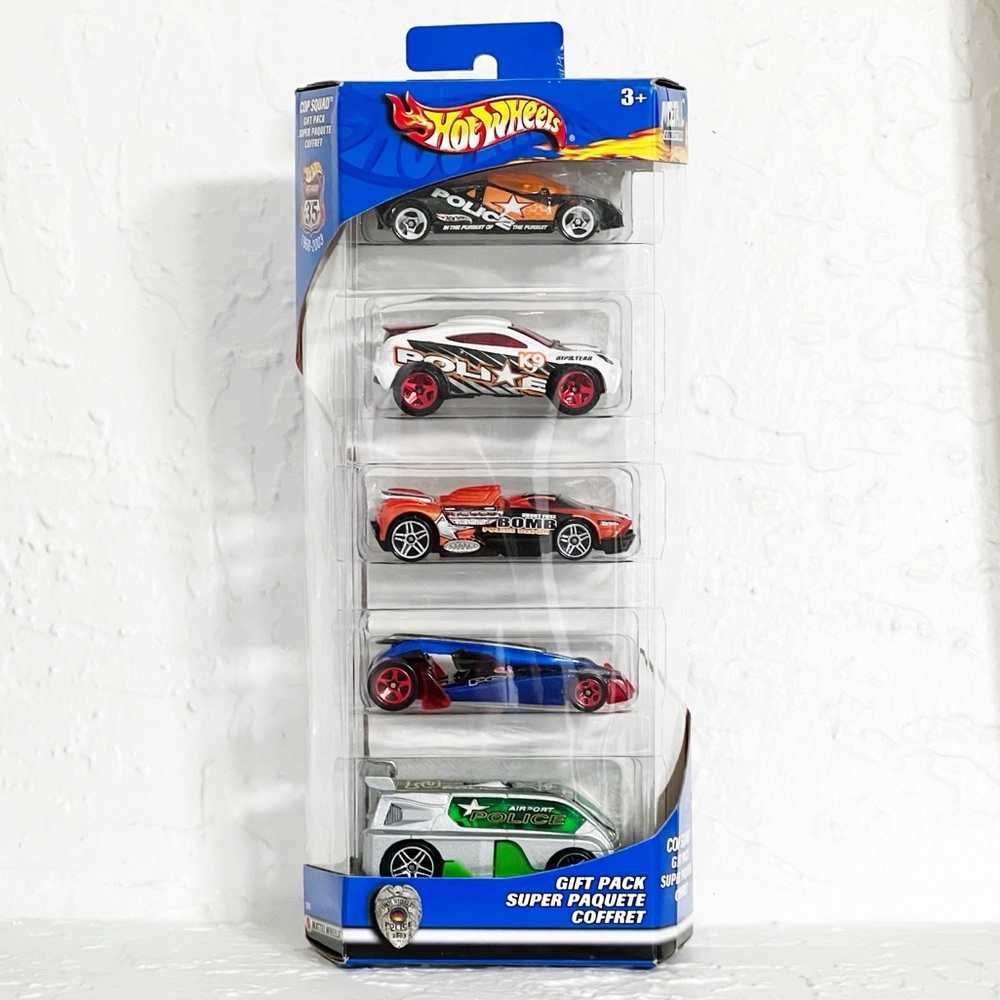 Hot Wheels 2002 Cop Squad Gift Pack Metal Collection Vintage Y2K Sealed NIB